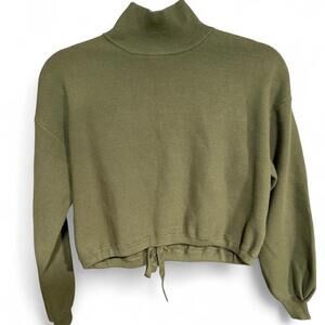Sofia The Label Women's Green and Khaki Sweatshirt
